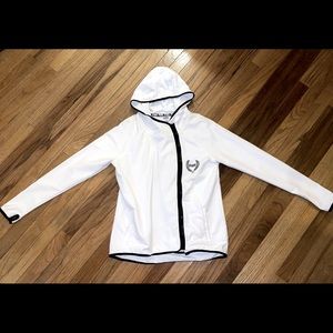 VS Pink zip up jacket with hood